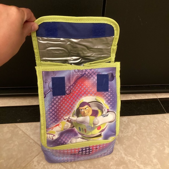 Buzz lightyear disney Pixar lunch box Pail insulated bag with sandwich c… - Picture 7 of 7